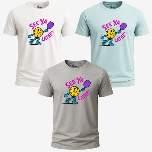 See Ya Later Pickleball Graphic T-Shirt – Fun Unisex Casual Tee