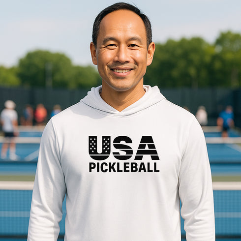 Pepini USA Pickleball Stripes & Stars Performance Hoodie