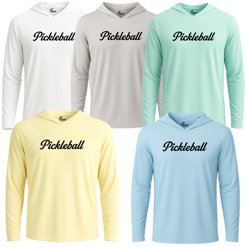 Pepini Pickleball Classic Script Performance Hoodie