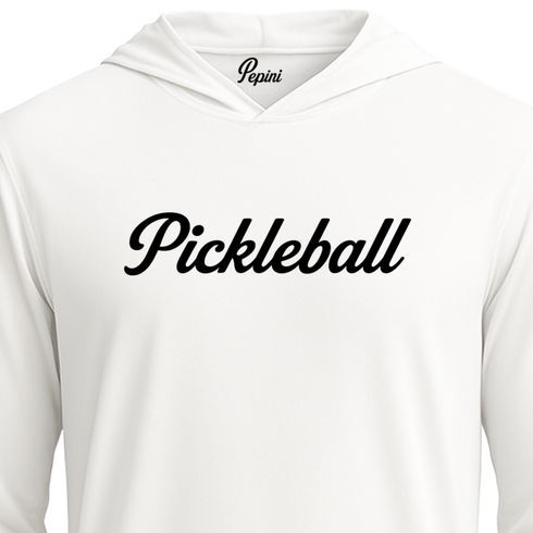 Pepini Pickleball Classic Script Performance Hoodie