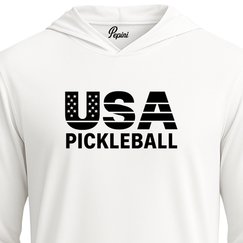 Pepini USA Pickleball Stripes & Stars Performance Hoodie