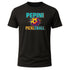 Pepini Pickleball Retro Neon Logo Tee - Blackout Series