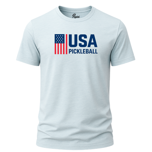 USA Patriotic Pickleball Flag T-Shirt β American Graphic Unisex Tee