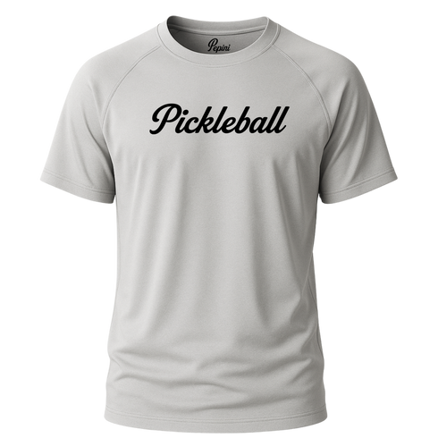 Pepini Pickleball Classic Script Performance Shirt – Short Sleeve