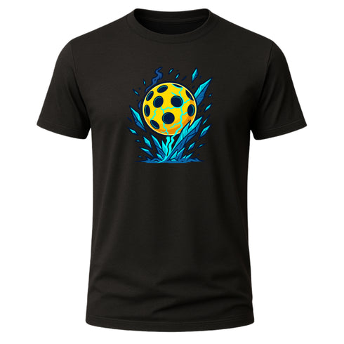 Pickleball Energy Burst Graphic T-Shirt β Blackout Series