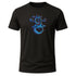 Neon Pickleball Surfer Glitch Graphic T-Shirt β Blackout Series
