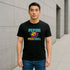 Pepini Pickleball Retro Neon Logo Tee - Blackout Series