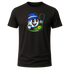 Retro Pickleball Player Cartoon Graphic T-Shirt β Blackout Series