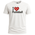 I Love Pickleball Graphic T-Shirt β Casual Unisex Tee