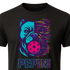 Pepini Neon Glitch Bulldog Graphic T-Shirt – Blackout Series