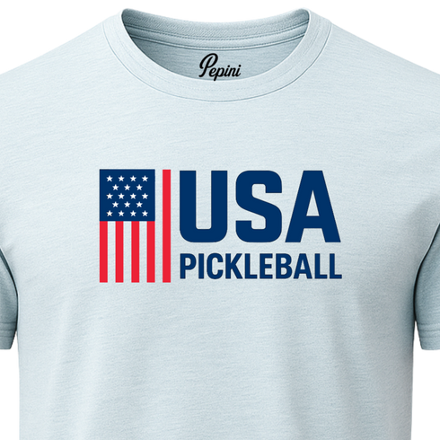 USA Patriotic Pickleball Flag T-Shirt β American Graphic Unisex Tee