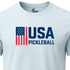 USA Patriotic Pickleball Flag T-Shirt β American Graphic Unisex Tee
