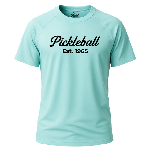 Pepini Pickleball 1965 Script Performance Shirt - Short Sleeve