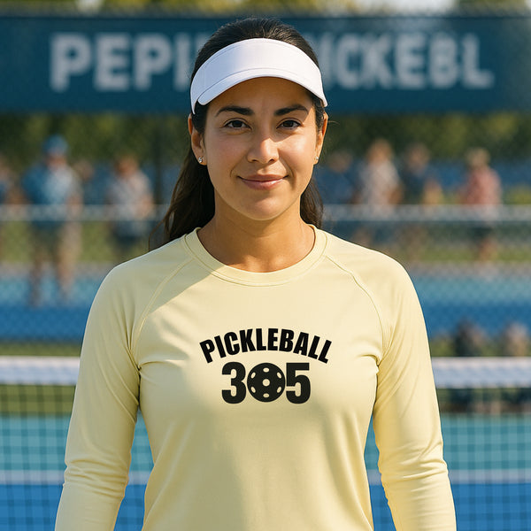 Pepini Pickleball 305 Women’s Long Sleeve Performance Tee