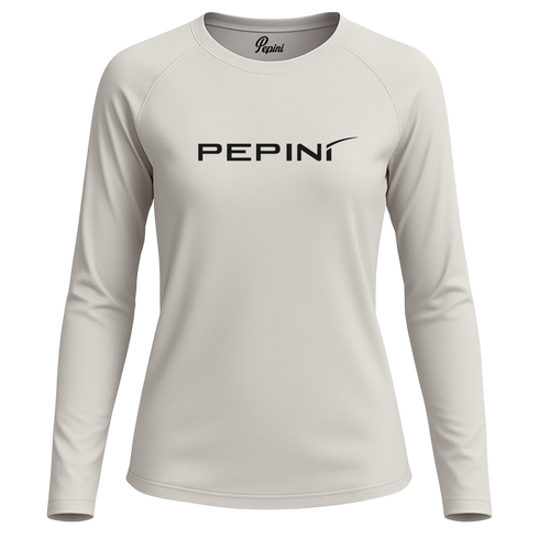 Pepini Bold Logo Women’s Long Sleeve Performance Tee