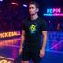 Pickleball Energy Burst Graphic T-Shirt β Blackout Series