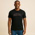 Curved Pickleball Neon Glitch Graphic T-Shirt – Blackout Series