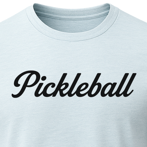 Pickleball Classic Script Graphic T-Shirt