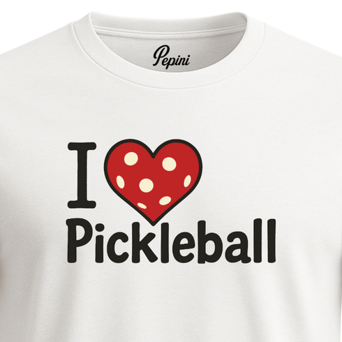I Love Pickleball Graphic T-Shirt β Casual Unisex Tee