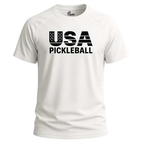 Pepini USA Pickleball Stripes & Stars Performance Shirt β Short Sleeve