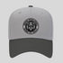 Gray cap with black Pickleball logo on a light gray background