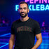 Curved Pickleball Neon Glitch Graphic T-Shirt – Blackout Series