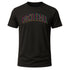 Curved Pickleball Neon Glitch Graphic T-Shirt – Blackout Series