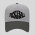 Gray cap with 'Pickleball' and pickleball ball design on a light gray background