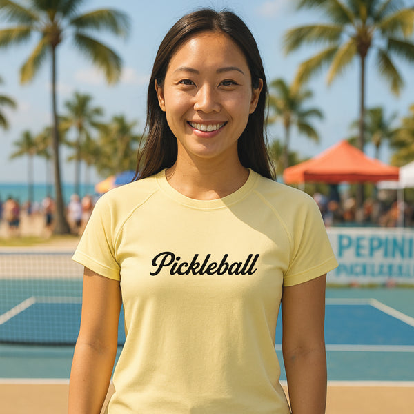 Pepini Pickleball Classic Script Women’s Performance Tee