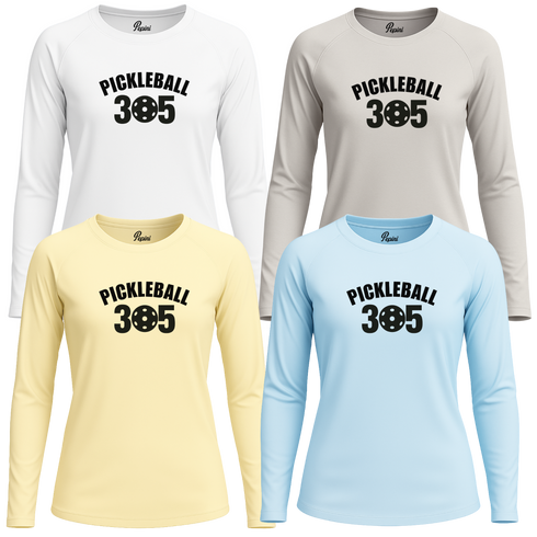 Pepini Pickleball 305 Women’s Long Sleeve Performance Tee
