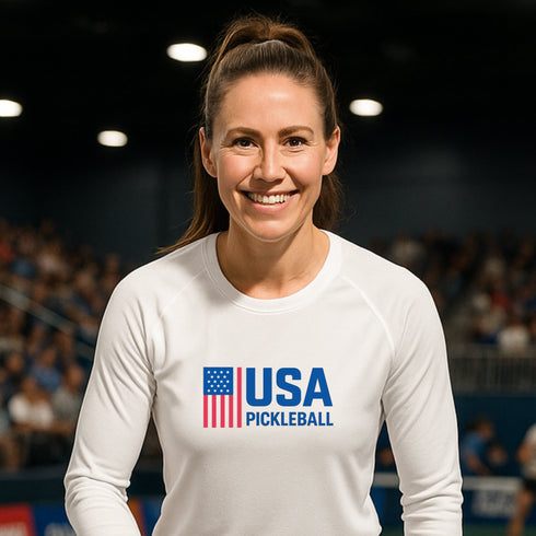 USA Pickleball Pride | Long Sleeve Performance Tee