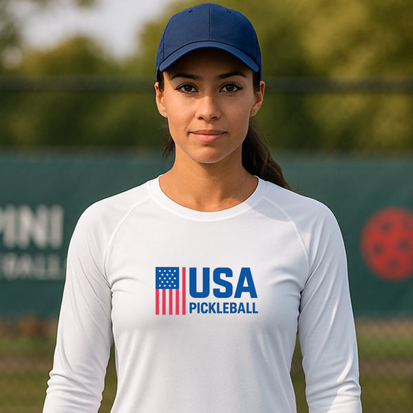 USA Pickleball Pride | Long Sleeve Performance Tee